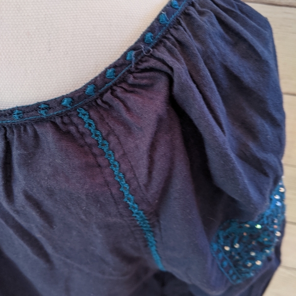 Lucky Brand peasant top in excellent condition, si - Picture 10 of 14